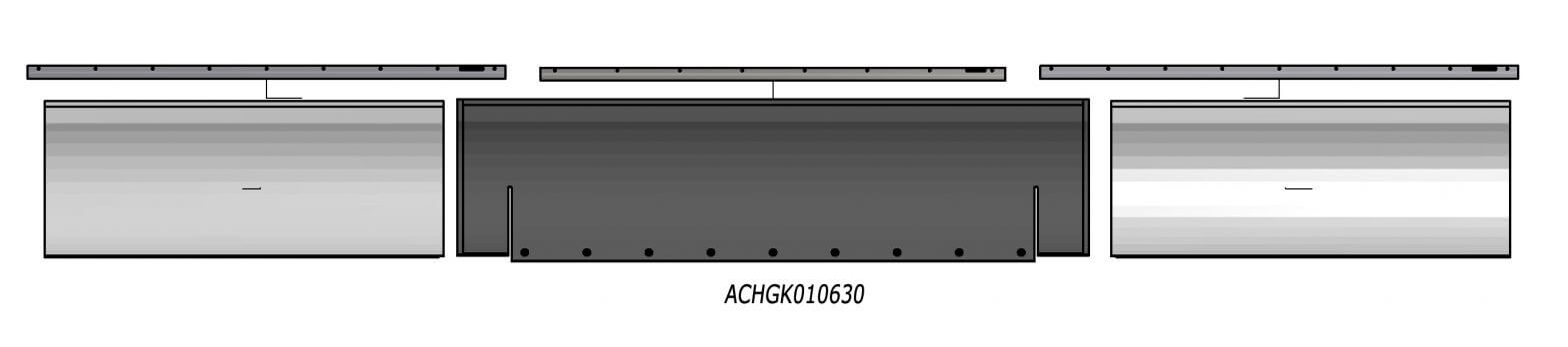 Geringhoff Corn Head Auger Trough Liner for 2007-2011 Models - 6 Row 30 ...